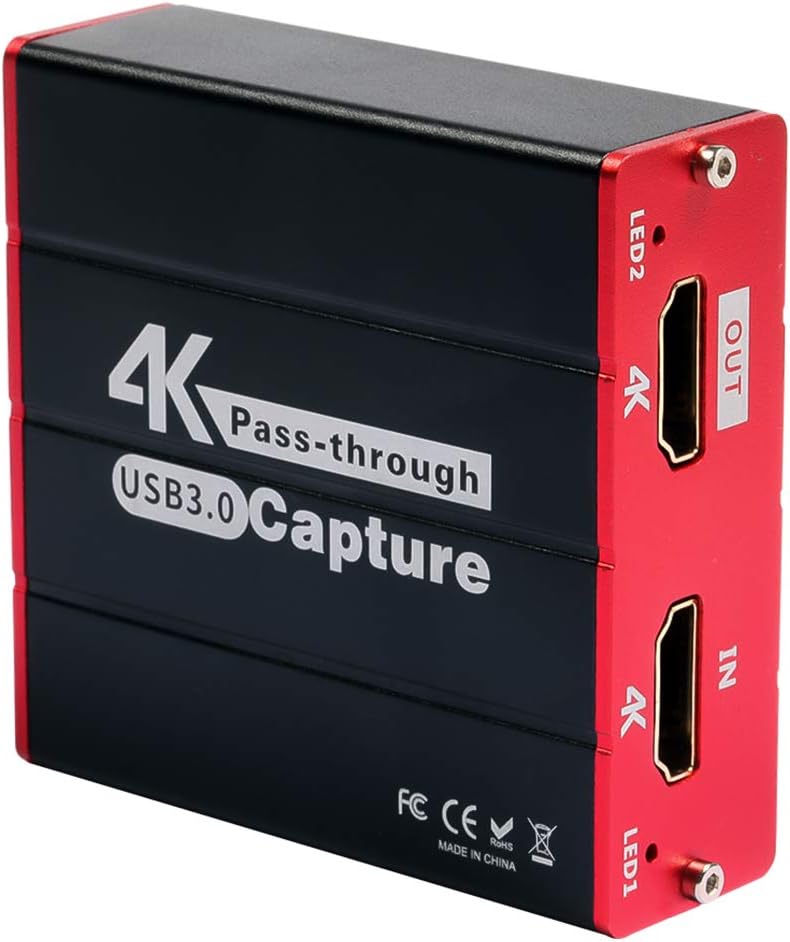 Mirabox USB3.0 4K HDMI Video Capture Card